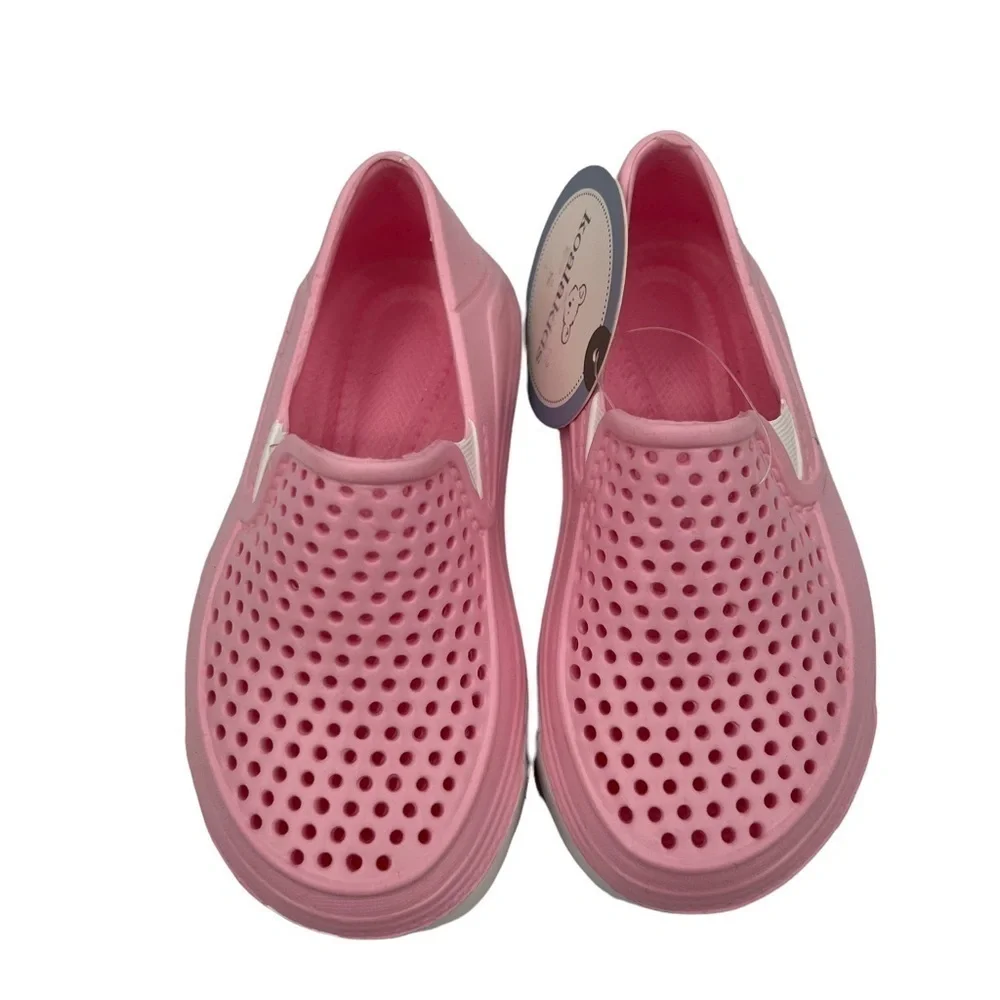 NWT Koala Kids Pink Slip On Water Shoes Size 7 Toddler Girl's